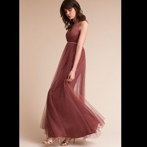 Jenny Yoo Cinnamon Rose Annabelle Tulle Dress.